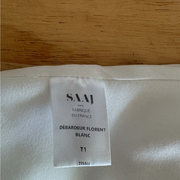 SAAJ Paris “Florent” Ruffle Open-Back Top – Fits Small - Picture 6 of 7